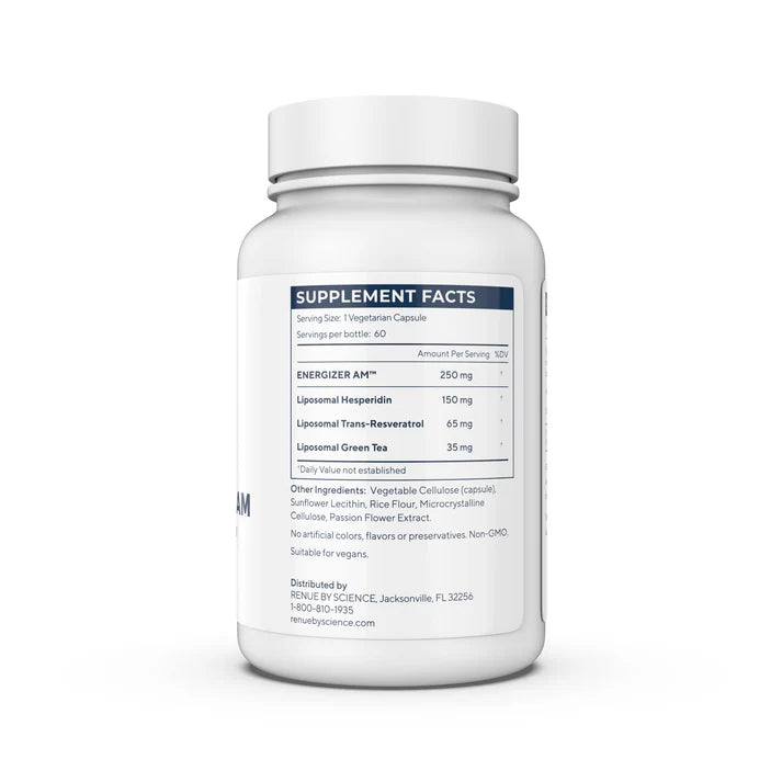 Energizer AM – Daily Cellular Fuel for Longevity, Energy & NAD⁺ Support