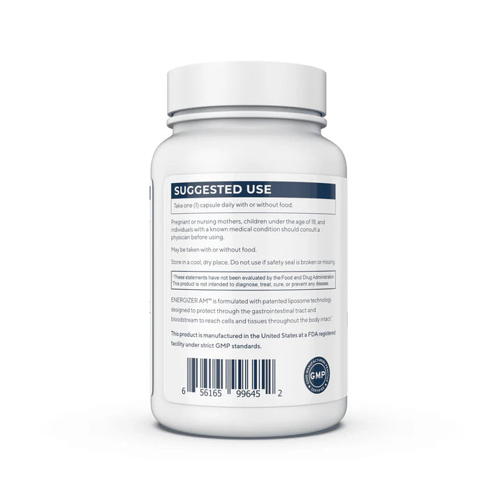 Energizer AM – Daily Cellular Fuel for Longevity, Energy & NAD⁺ Support